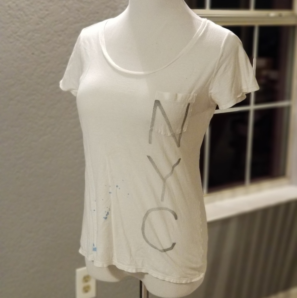 AE Sheer NYC Short Sleeved Shirt